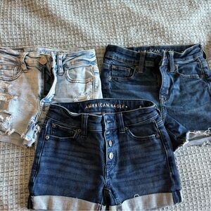American Eagle shorts 3 pairs